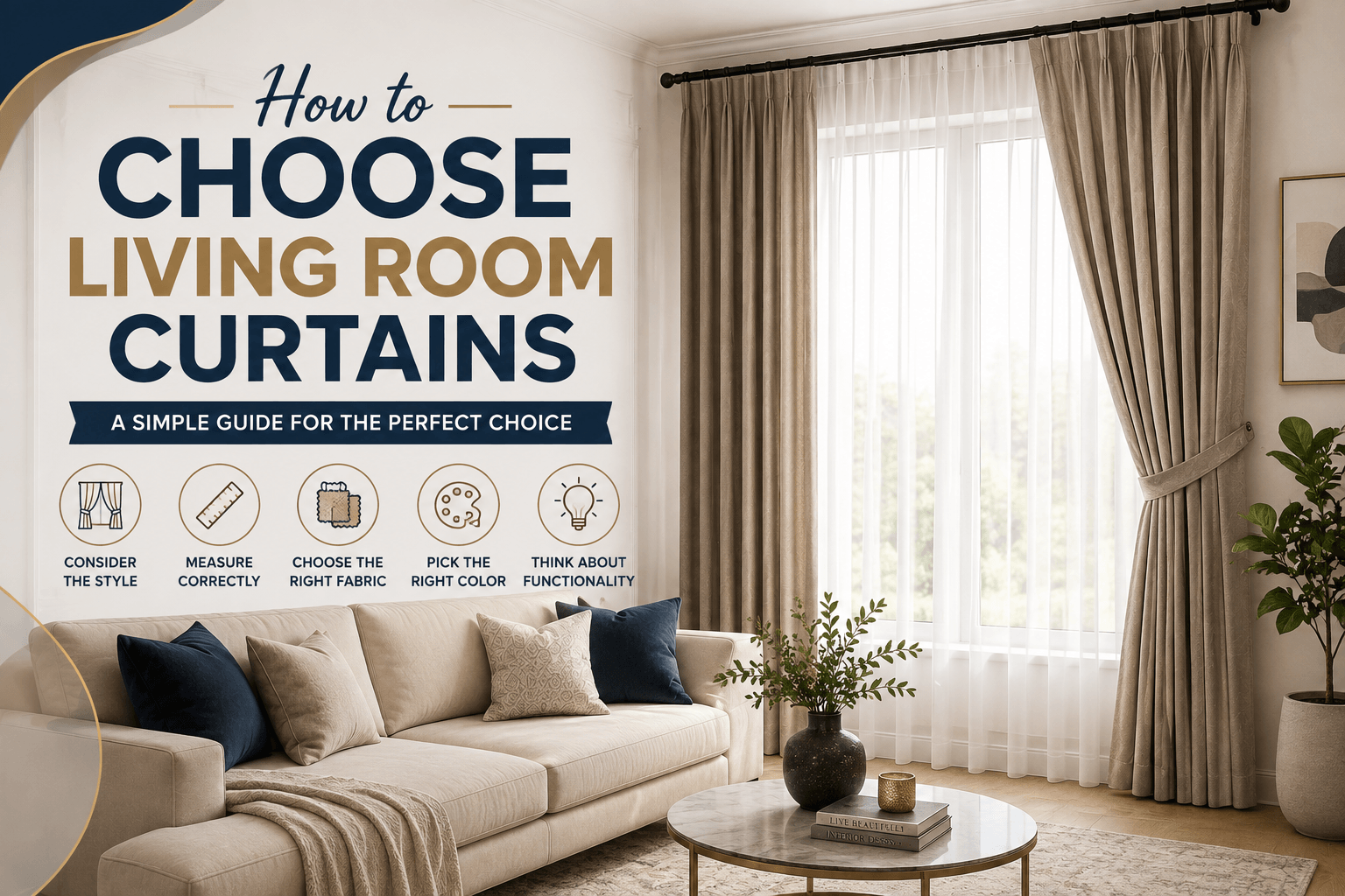 How to Choose Living Room Curtains