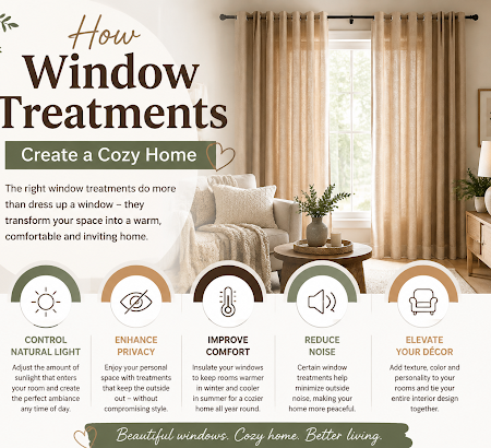 How Window Treatments Create a Cozy Home